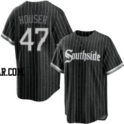 Adrian Houser Men's Chicago White Sox Black Replica 2021 City Connect Jersey