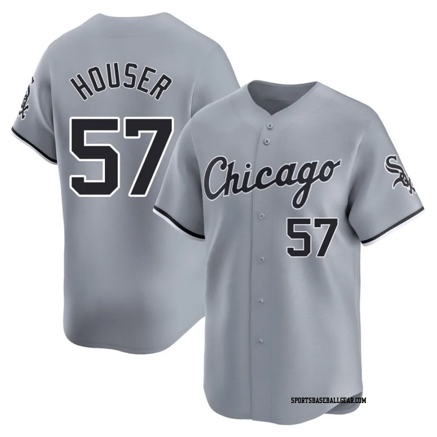 Adrian Houser Men's Chicago White Sox Gray Limited Road Jersey