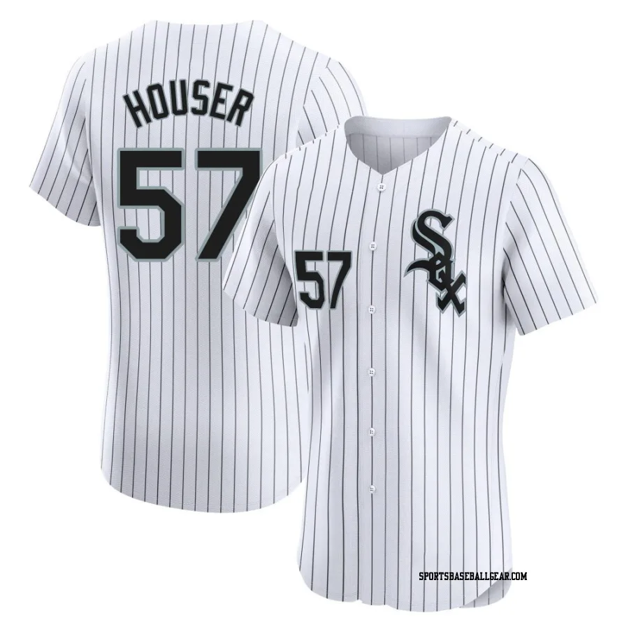 Adrian Houser Men's Chicago White Sox White Elite Home Jersey