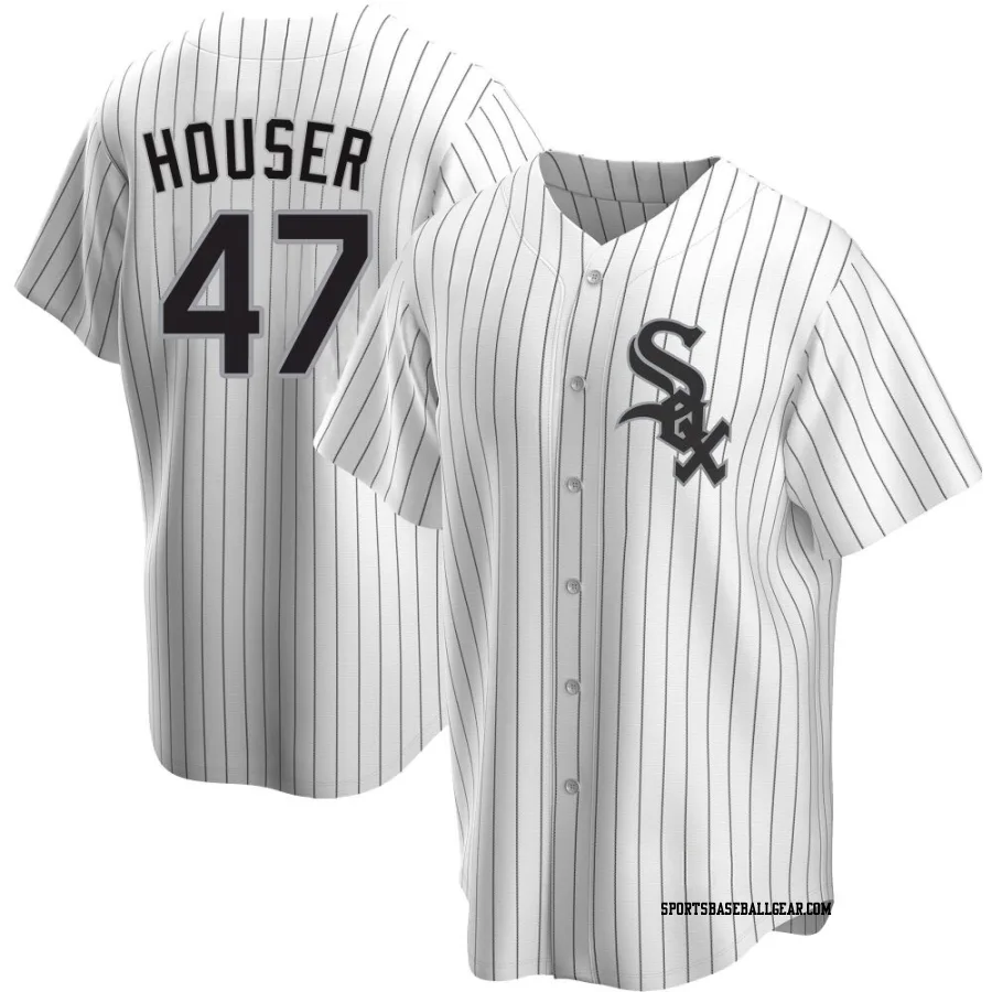 Adrian Houser Men's Chicago White Sox White Replica Home Jersey