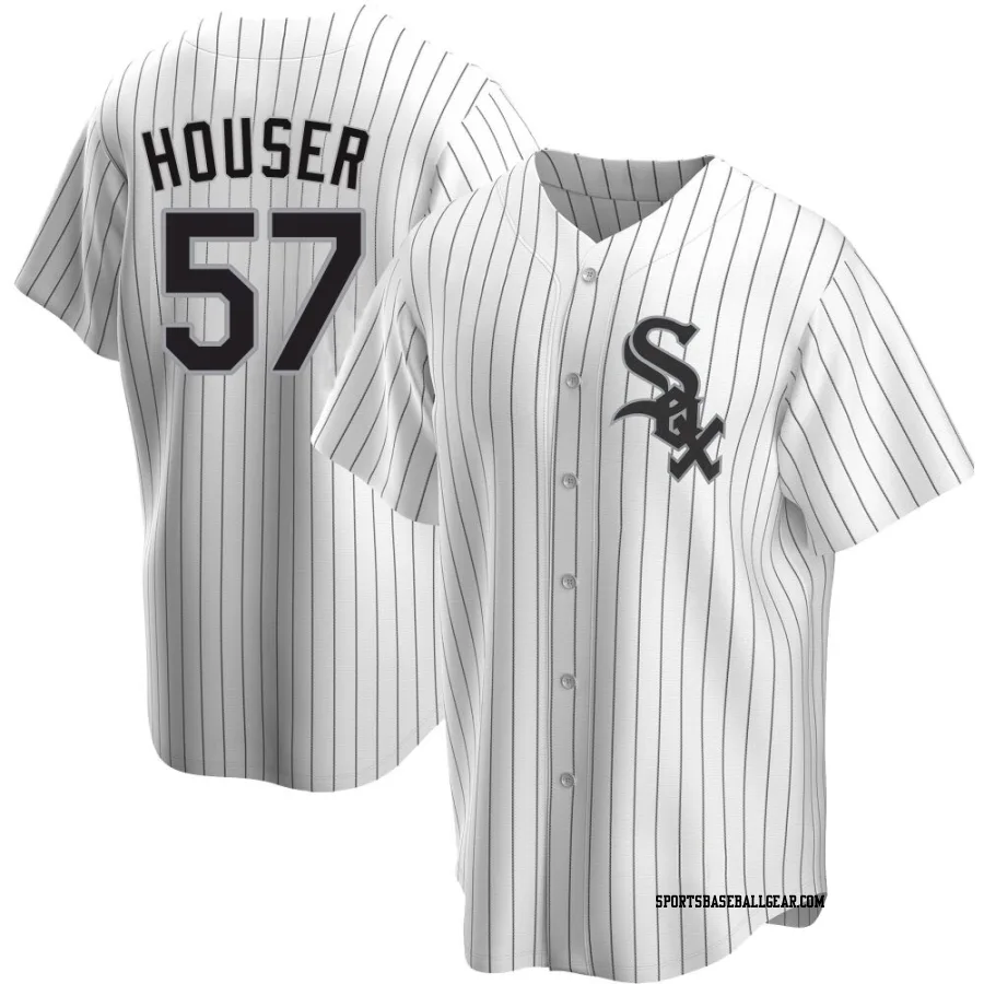 Adrian Houser Men's Chicago White Sox White Replica Home Jersey