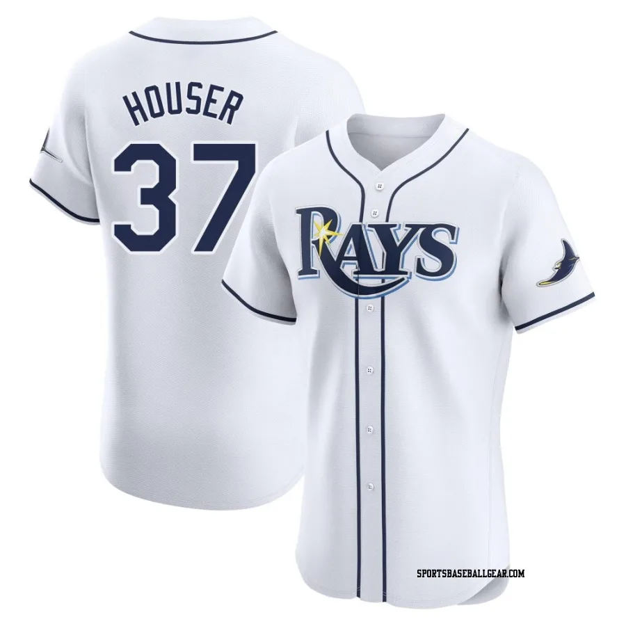 Adrian Houser Men's Tampa Bay Rays White Elite Home Jersey