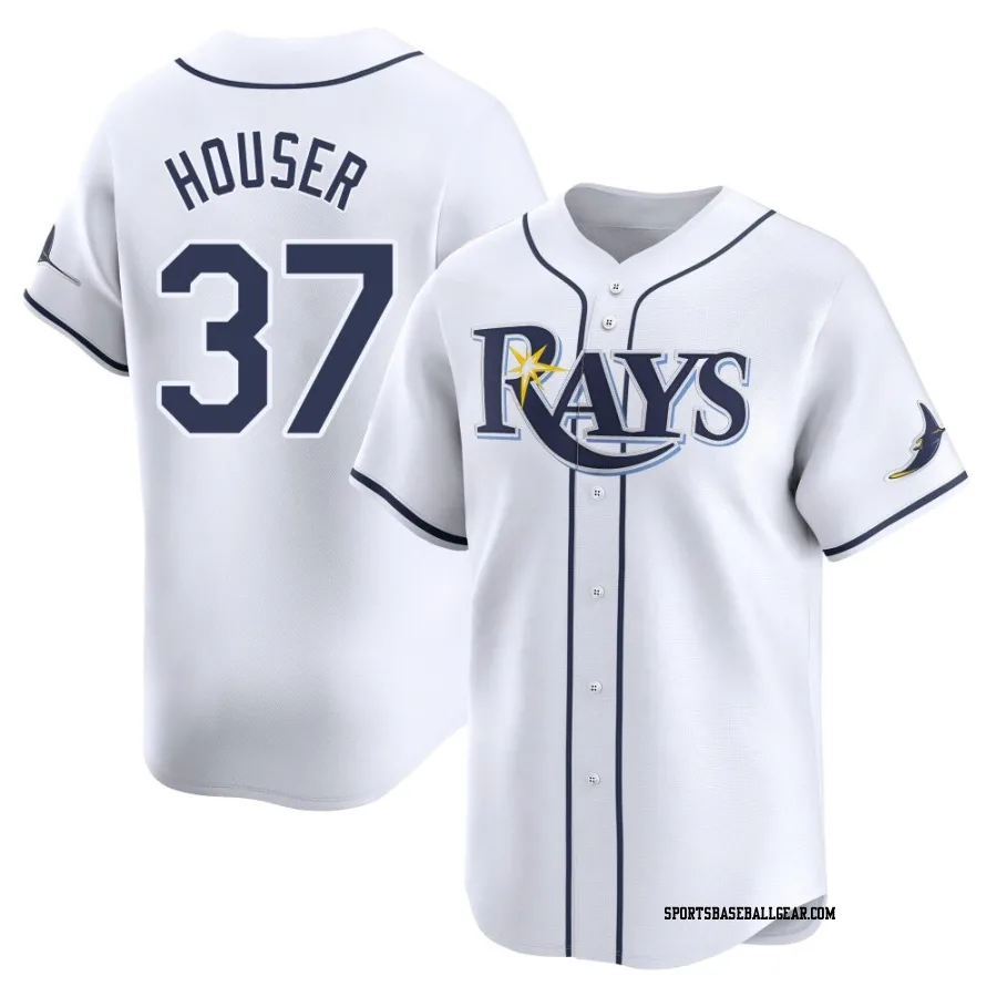 Adrian Houser Men's Tampa Bay Rays White Limited Home Jersey