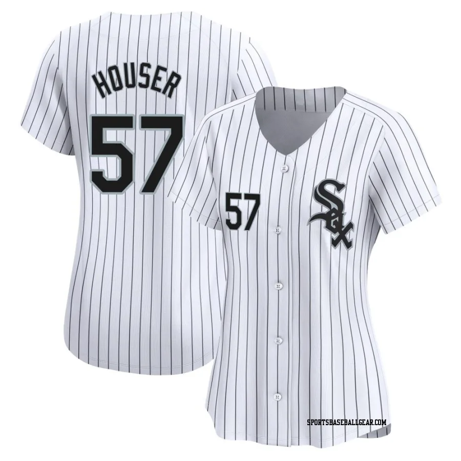 Adrian Houser Women's Chicago White Sox White Limited Home Jersey