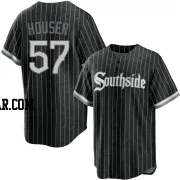 Adrian Houser Youth Chicago White Sox Black Replica 2021 City Connect Jersey