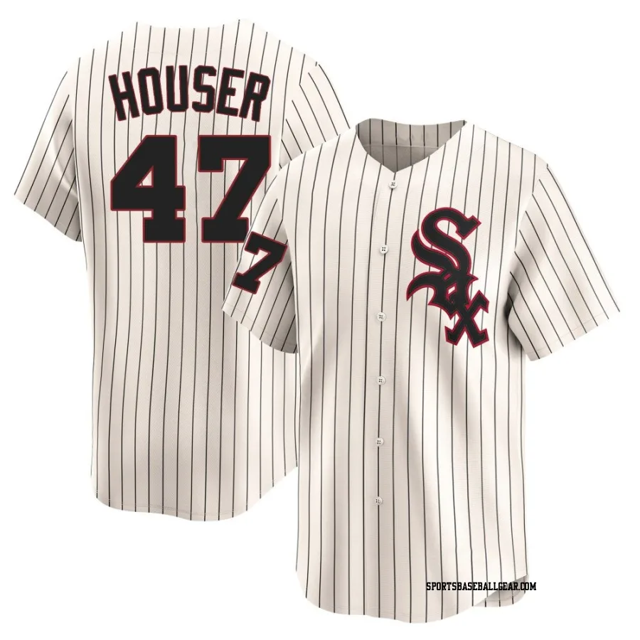Adrian Houser Youth Chicago White Sox Cream Limited Throwback Cooperstown Jersey
