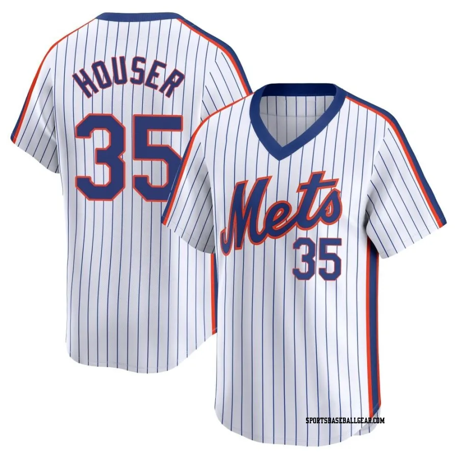 Adrian Houser Youth New York Mets White Limited Cooperstown Collection Jersey