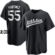 Adrian Martinez Youth Oakland Athletics Black/White Replica Jersey