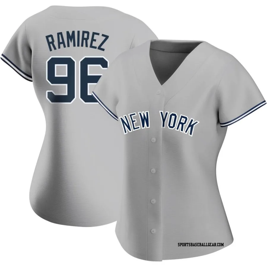 Agustin Ramirez Women's New York Yankees Gray Authentic Road Name Jersey