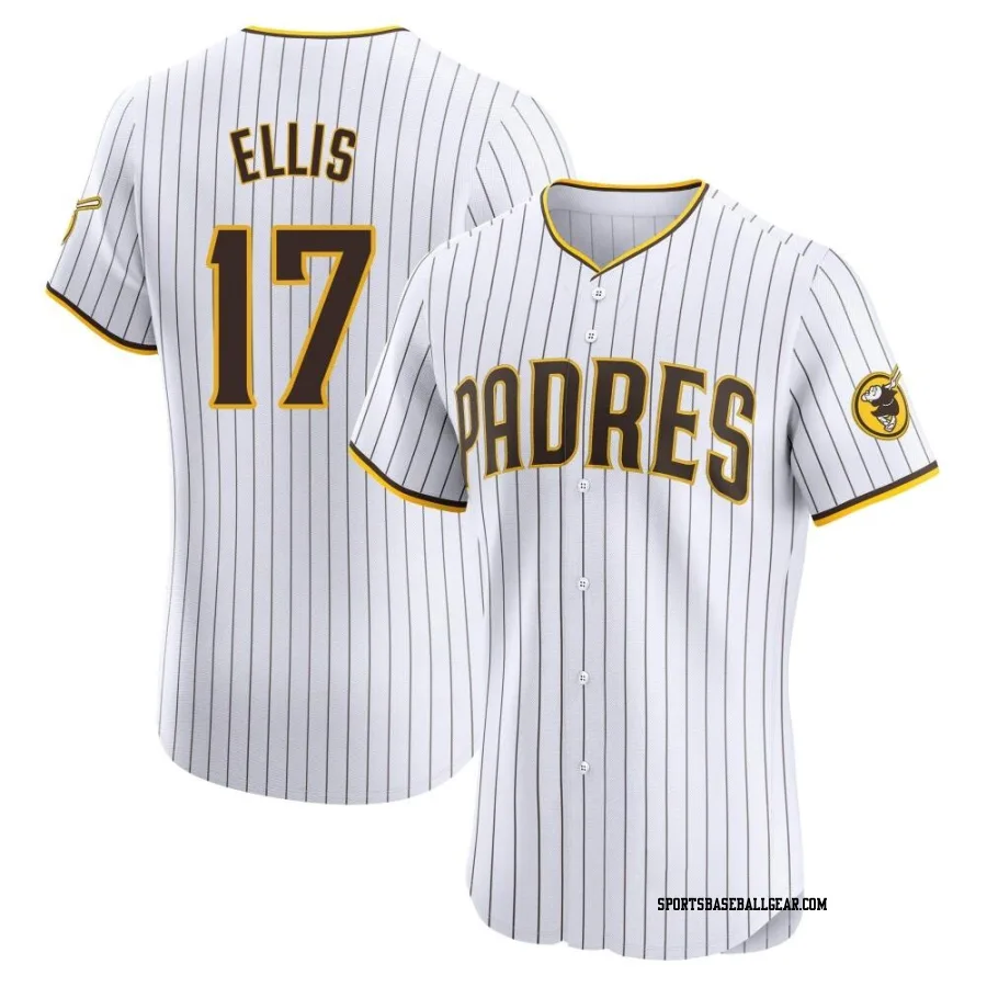 A.J. Ellis Men's San Diego Padres White Elite Home Jersey