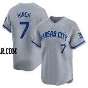A.j. Hinch Men's Kansas City Royals Gray Limited Away Jersey