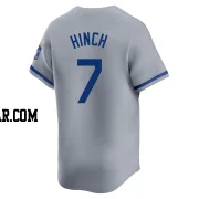 A.j. Hinch Men's Kansas City Royals Gray Limited Away Jersey