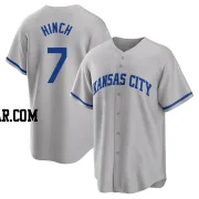 A.j. Hinch Men's Kansas City Royals Gray Replica 2022 Road Jersey