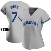 A.j. Hinch Women's Kansas City Royals Gray Authentic 2022 Road Jersey