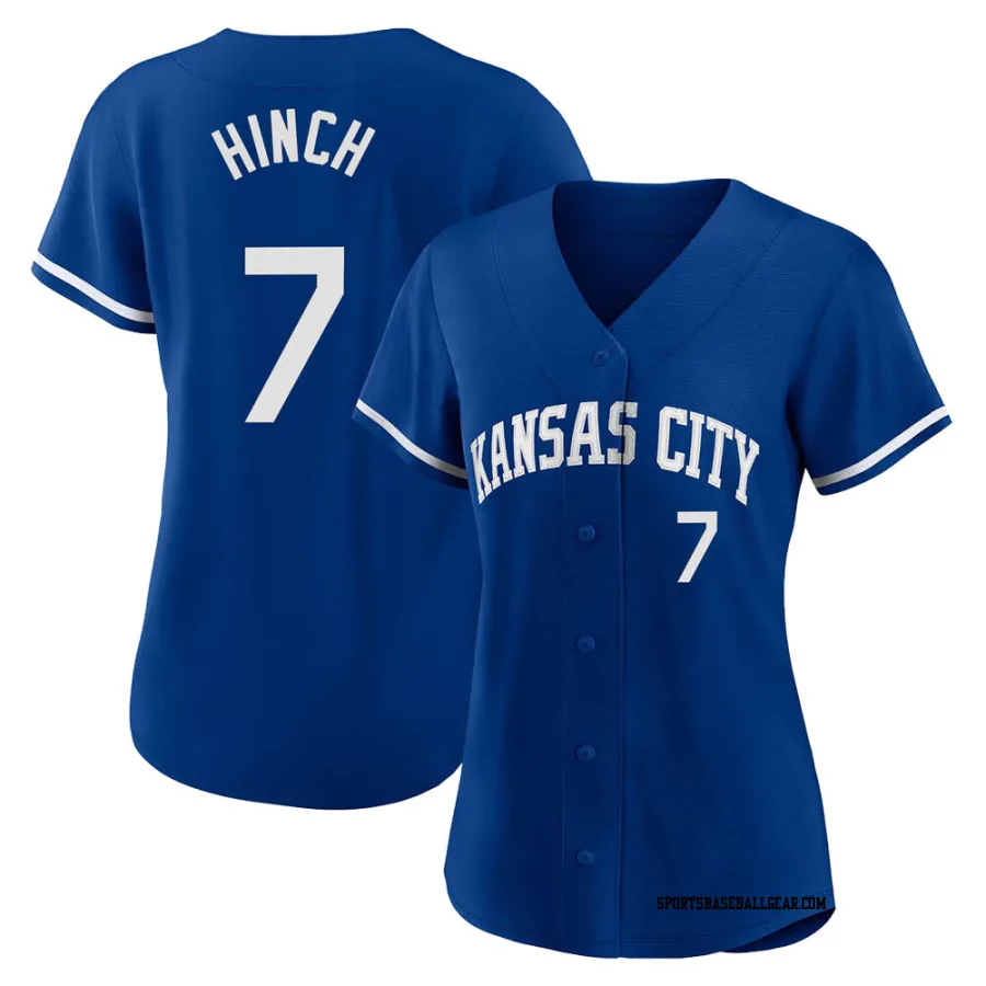 A.j. Hinch Youth Kansas City Royals Royal Replica 2022 Alternate Jersey