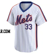 A.J. Minter Youth New York Mets White Limited Cooperstown Collection Jersey