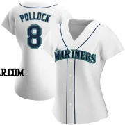 AJ Pollock Women's Seattle Mariners White Replica Home Jersey