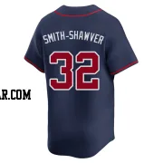 AJ Smith-Shawver Youth Atlanta Braves Navy Limited Alternate Jersey