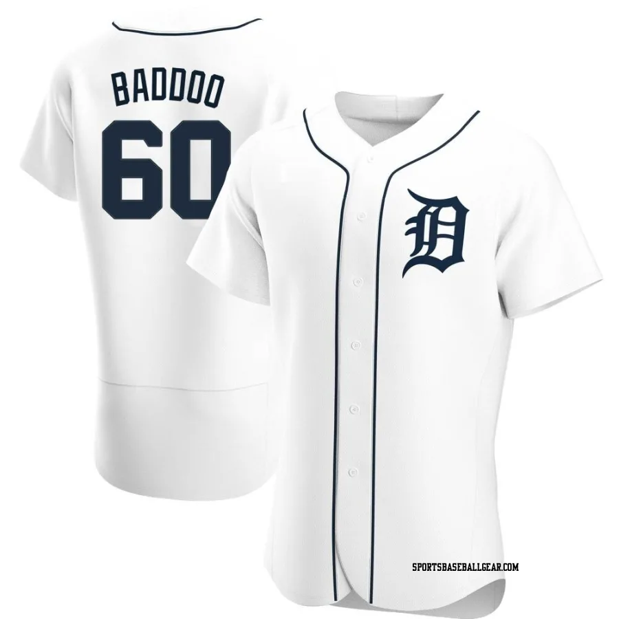 Akil Baddoo Men's Detroit Tigers White Authentic Home Jersey
