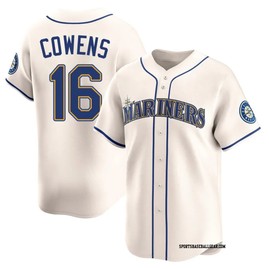 Al Cowens Youth Seattle Mariners Cream Limited Alternate Jersey