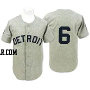Al Kaline Men's Detroit Tigers Grey Authentic 1968 Throwback Jersey