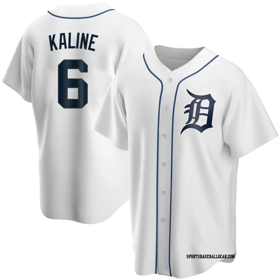 Al Kaline Men's Detroit Tigers White Replica Home Jersey