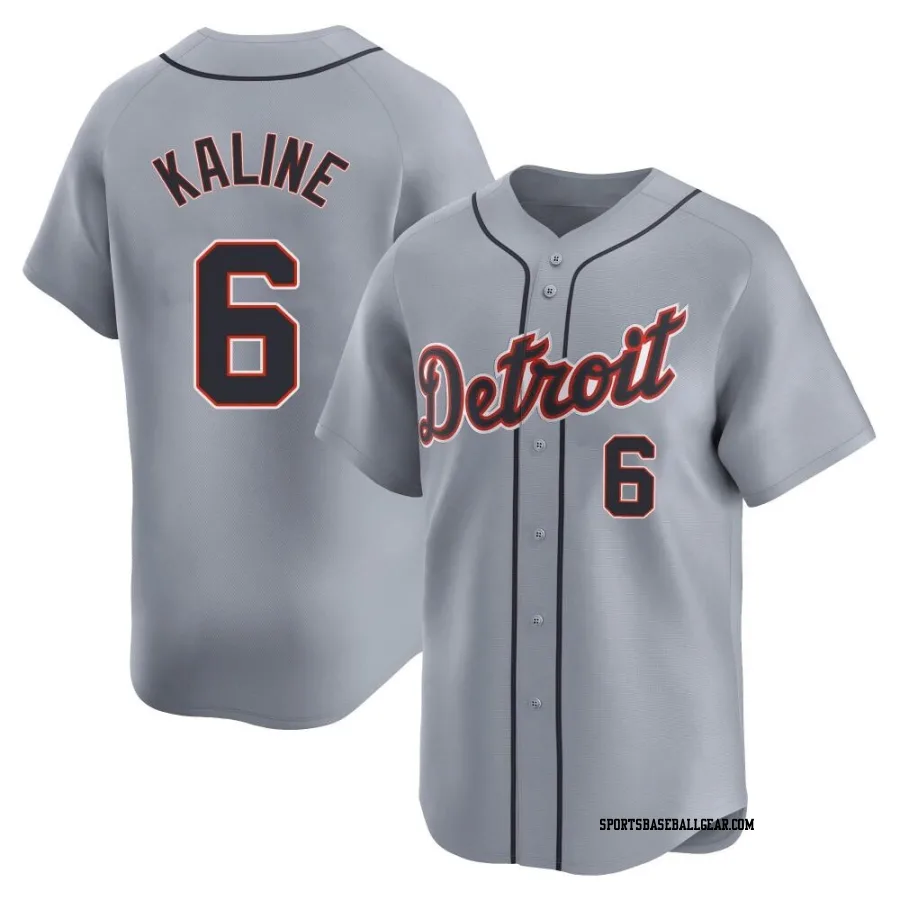 Al Kaline Youth Detroit Tigers Gray Limited Road Jersey