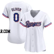 Al Oliver Women's Texas Rangers Gold Limited White 2024 Collection Jersey