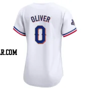 Al Oliver Women's Texas Rangers Gold Limited White 2024 Collection Jersey