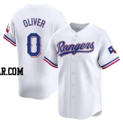 Al Oliver Youth Texas Rangers White Limited Home Jersey