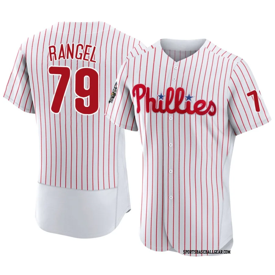 Alan Rangel Men's Philadelphia Phillies White Authentic 2022 World Series Home Jersey