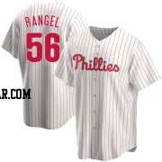 Alan Rangel Men's Philadelphia Phillies White Replica Home Jersey