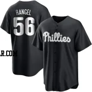 Alan Rangel Youth Philadelphia Phillies Black/White Replica Jersey