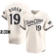 Alan Roden Men's Minnesota Twins Cream Limited Alternate Jersey