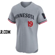 Alan Roden Men's Minnesota Twins Gray Elite Road Jersey