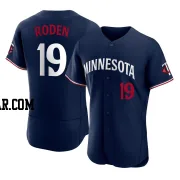 Alan Roden Men's Minnesota Twins Navy Authentic Alternate Jersey