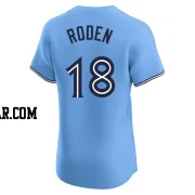 Alan Roden Men's Toronto Blue Jays Blue Elite Powder Alternate Jersey