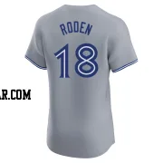 Alan Roden Men's Toronto Blue Jays Gray Elite Road Jersey