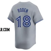 Alan Roden Men's Toronto Blue Jays Gray Limited Away Jersey