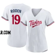Alan Roden Women's Minnesota Twins White Authentic Home Jersey