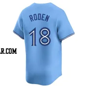 Alan Roden Youth Toronto Blue Jays Blue Limited Powder Alternate Jersey