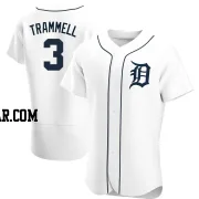 Alan Trammell Men's Detroit Tigers White Authentic Home Jersey
