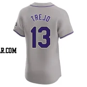 Alan Trejo Men's Colorado Rockies Gray Elite Road Jersey