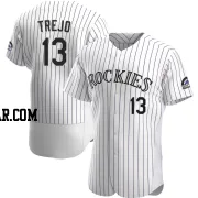 Alan Trejo Men's Colorado Rockies White Authentic Home Jersey