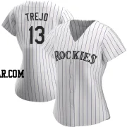 Alan Trejo Women's Colorado Rockies White Authentic Home Jersey