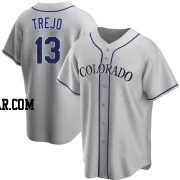 Alan Trejo Youth Colorado Rockies Gray Replica Road Jersey