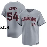 Alaska Abney Men's Cleveland Guardians Gray Limited Road Jersey