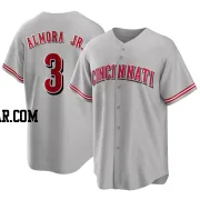 Albert Almora Jr. Youth Cincinnati Reds Gray Replica Road Jersey