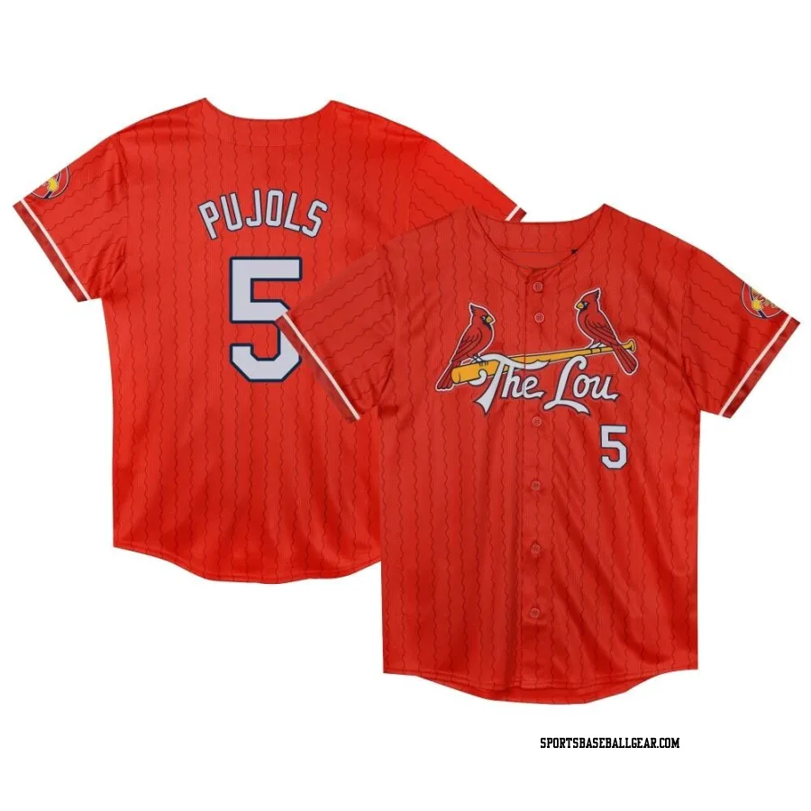 Albert Pujols Toddler St. Louis Cardinals Red Limited Preschool 2024 City Connect Jersey