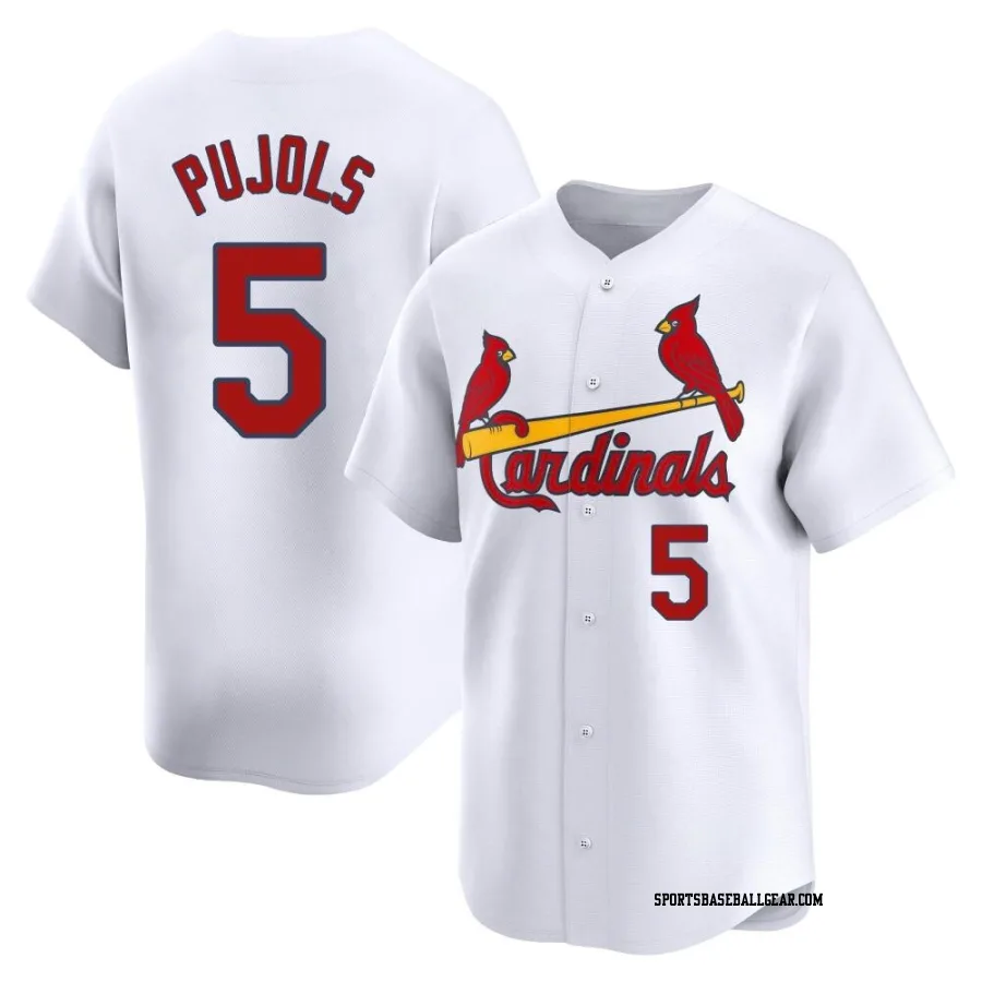 Albert Pujols Youth St. Louis Cardinals White Limited Home Jersey